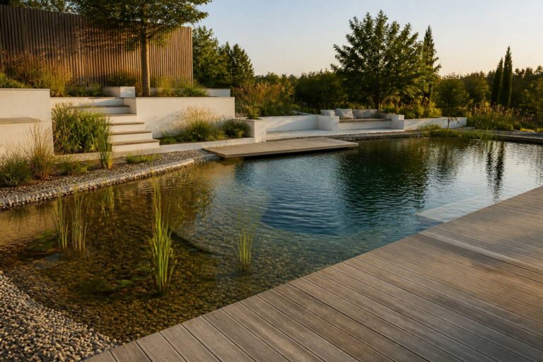 Piscine naturelle sans chlore : comment l&rsquo;eau reste claire