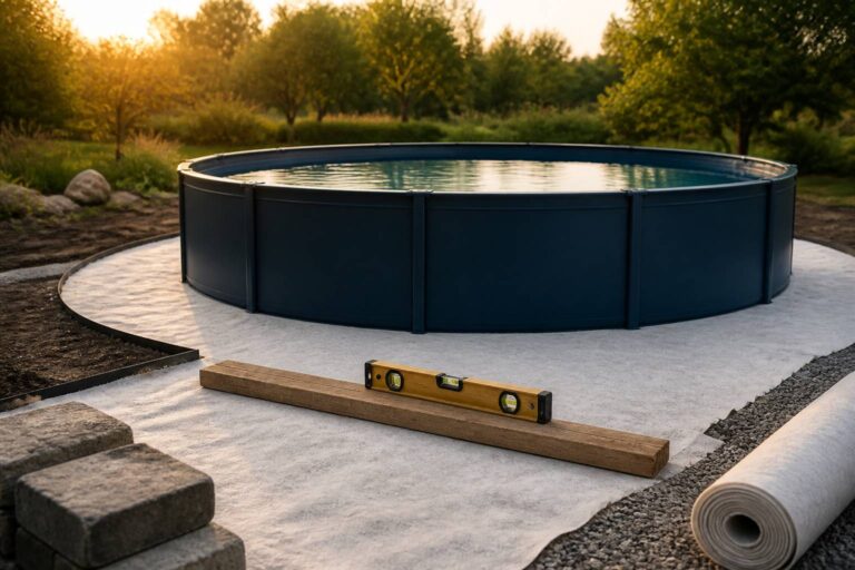 Piscine tubulaire : quel sol préparer avant le montage