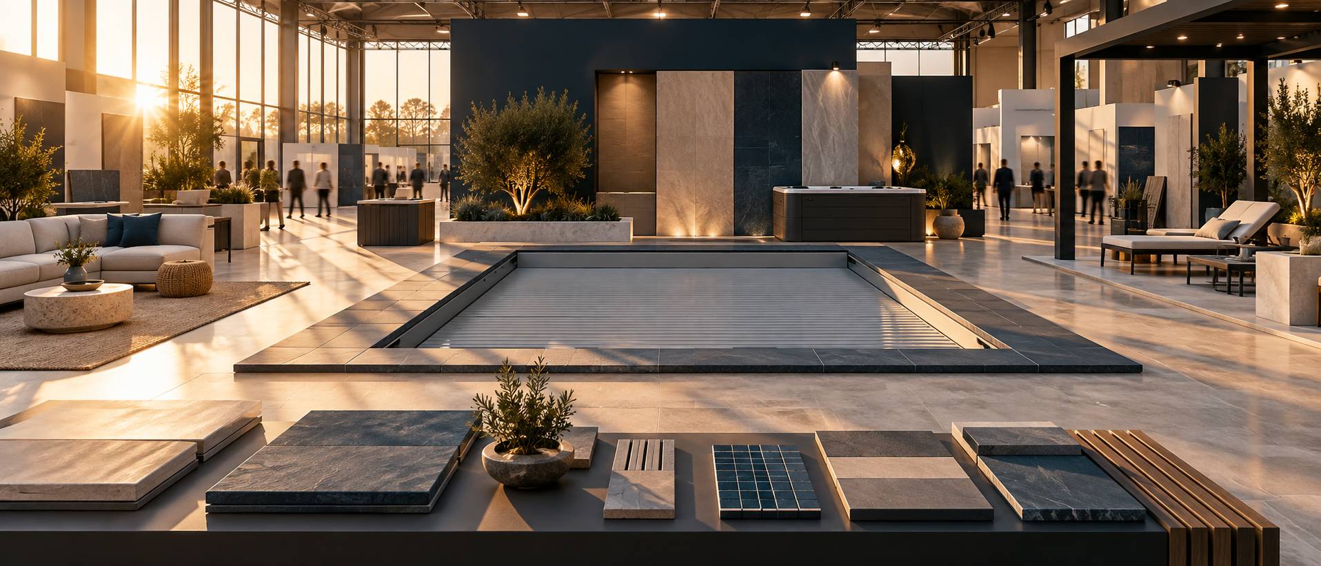 Illustration éditoriale du sujet : Rendez-vous incontournables : Découvrez les salons professionnels de la piscine et du spa en 2025